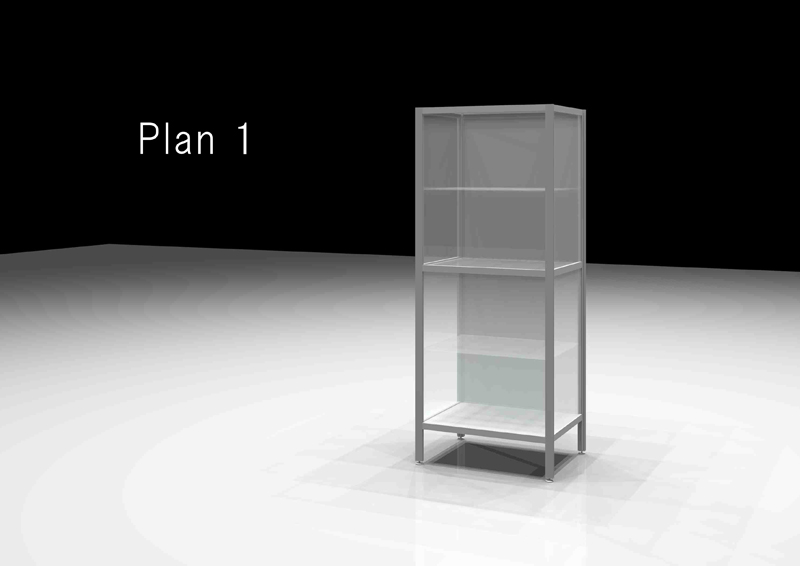 ガラスケースPlan1