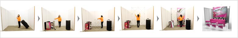 自立立体パネル(PHOENIX)組み立て方